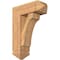 Ekena Millwork Legacy Arts and Crafts Smooth Bracket w/ Offset Brace, Western Red Cedar, 7 1/2"W x 20"D x 28"H BKT0806X20X28LEC03SWR - alternate 1